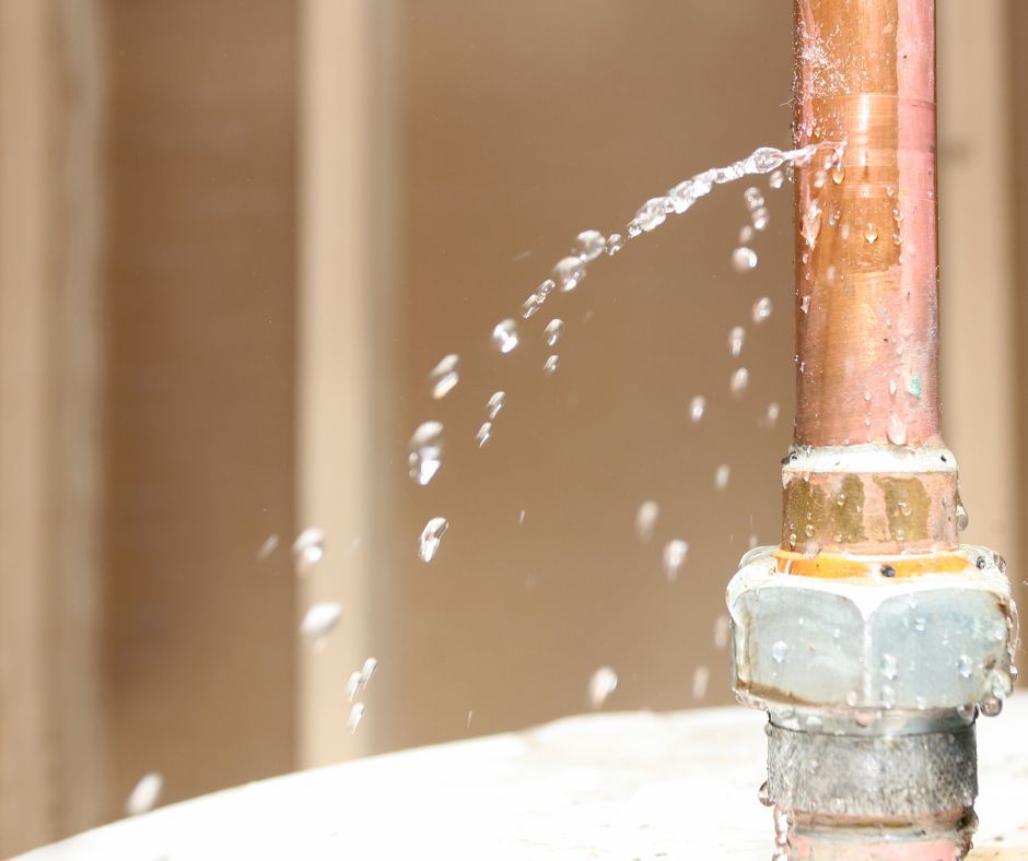 leaking pipe